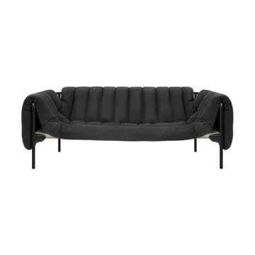 Puffy 2,5-seters sofa 205 cm - Anthracite-black grey - Hem