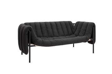 Puffy 2,5-seters sofa 205 cm - Anthracite-black grey - Hem