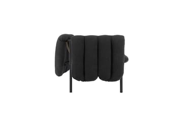 Puffy 2,5-seters sofa 205 cm - Anthracite-black grey - Hem