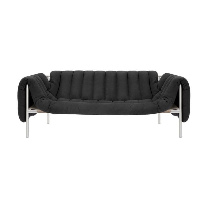 Puffy 2,5-seters sofa 205 cm - Anthracite-rustfritt stål - Hem