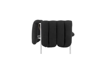 Puffy 2,5-seters sofa 205 cm - Anthracite-rustfritt stål - Hem