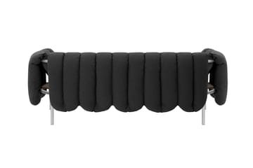 Puffy 2,5-seters sofa 205 cm - Anthracite-rustfritt stål - Hem