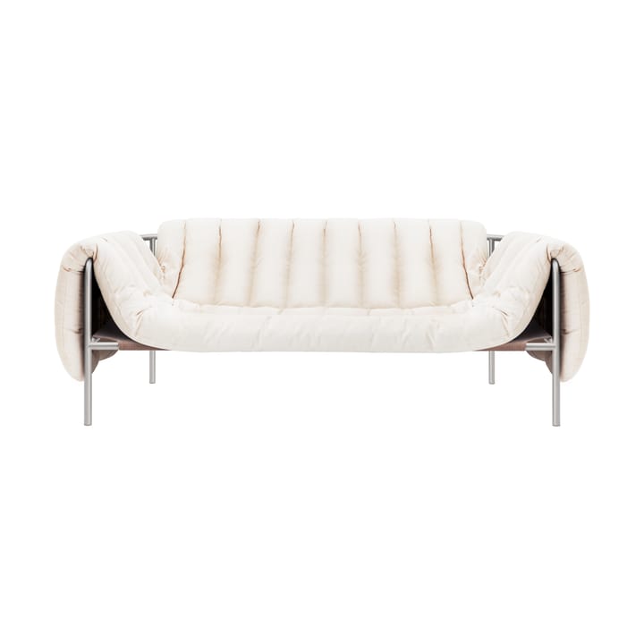 Puffy 2,5-seters sofa 205 cm - Natural-rustfritt stål - Hem
