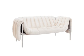 Puffy 2,5-seters sofa 205 cm - Natural-rustfritt stål - Hem