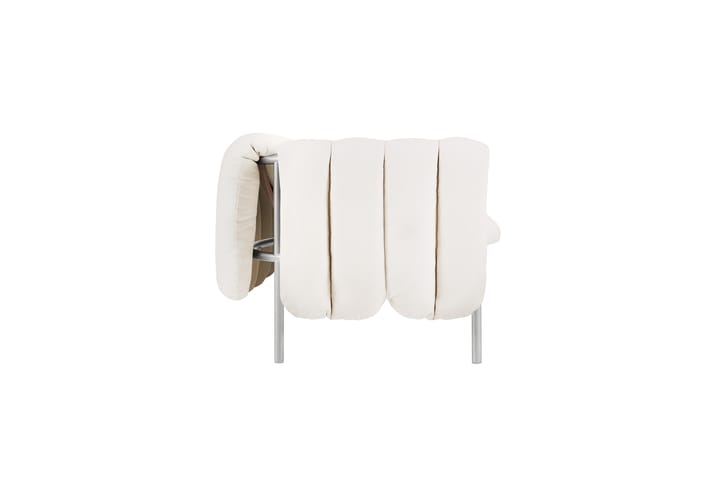 Puffy 2,5-seters sofa 205 cm, Natural-rustfritt stål Hem
