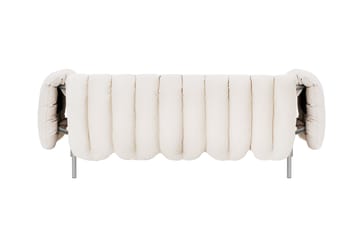 Puffy 2,5-seters sofa 205 cm - Natural-rustfritt stål - Hem