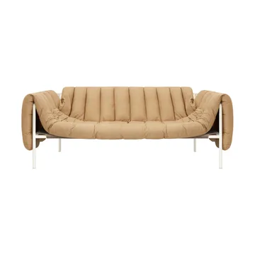 Puffy 2,5-seters sofa 205 cm - Sand leather-cream - Hem