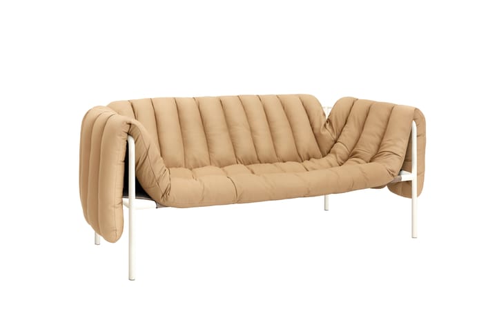 Puffy 2,5-seters sofa 205 cm, Sand leather-cream Hem