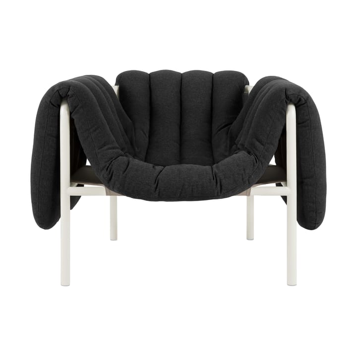 Puffy loungelenestol - Anthracite-cream - Hem