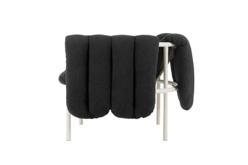 Puffy loungelenestol - Anthracite-cream - Hem