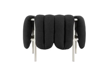 Puffy loungelenestol - Anthracite-cream - Hem