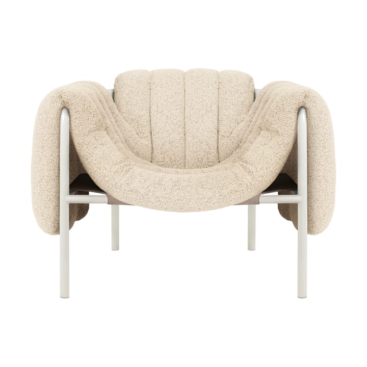 Puffy loungelenestol - Eggshell-cream - Hem