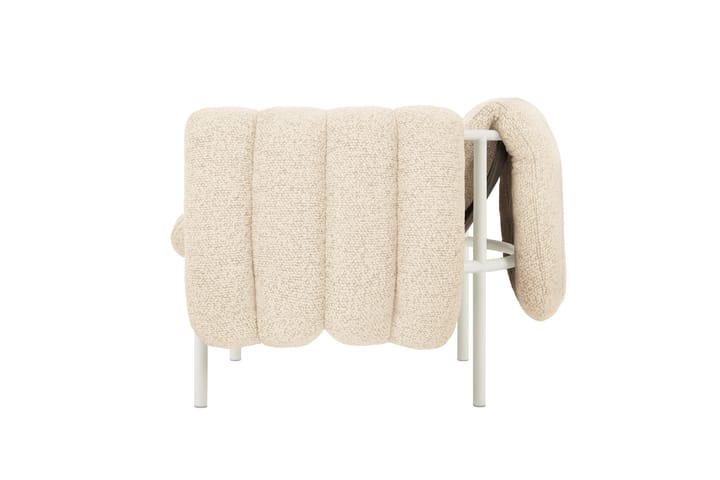 Puffy loungelenestol, Eggshell-cream Hem