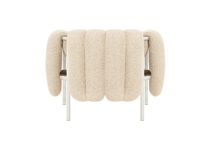 Puffy loungelenestol, Eggshell-cream Hem