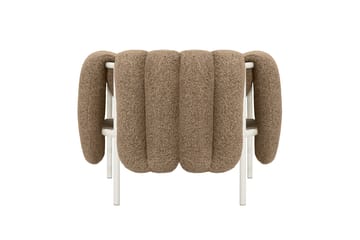 Puffy loungelenestol - Sawdust-cream - Hem