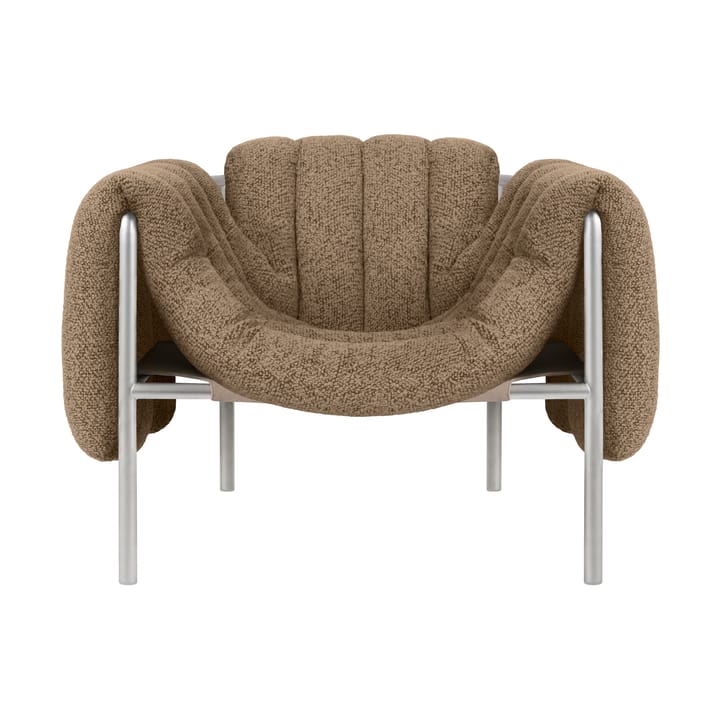 Puffy loungelenestol - Sawdust-rustfritt stål - Hem