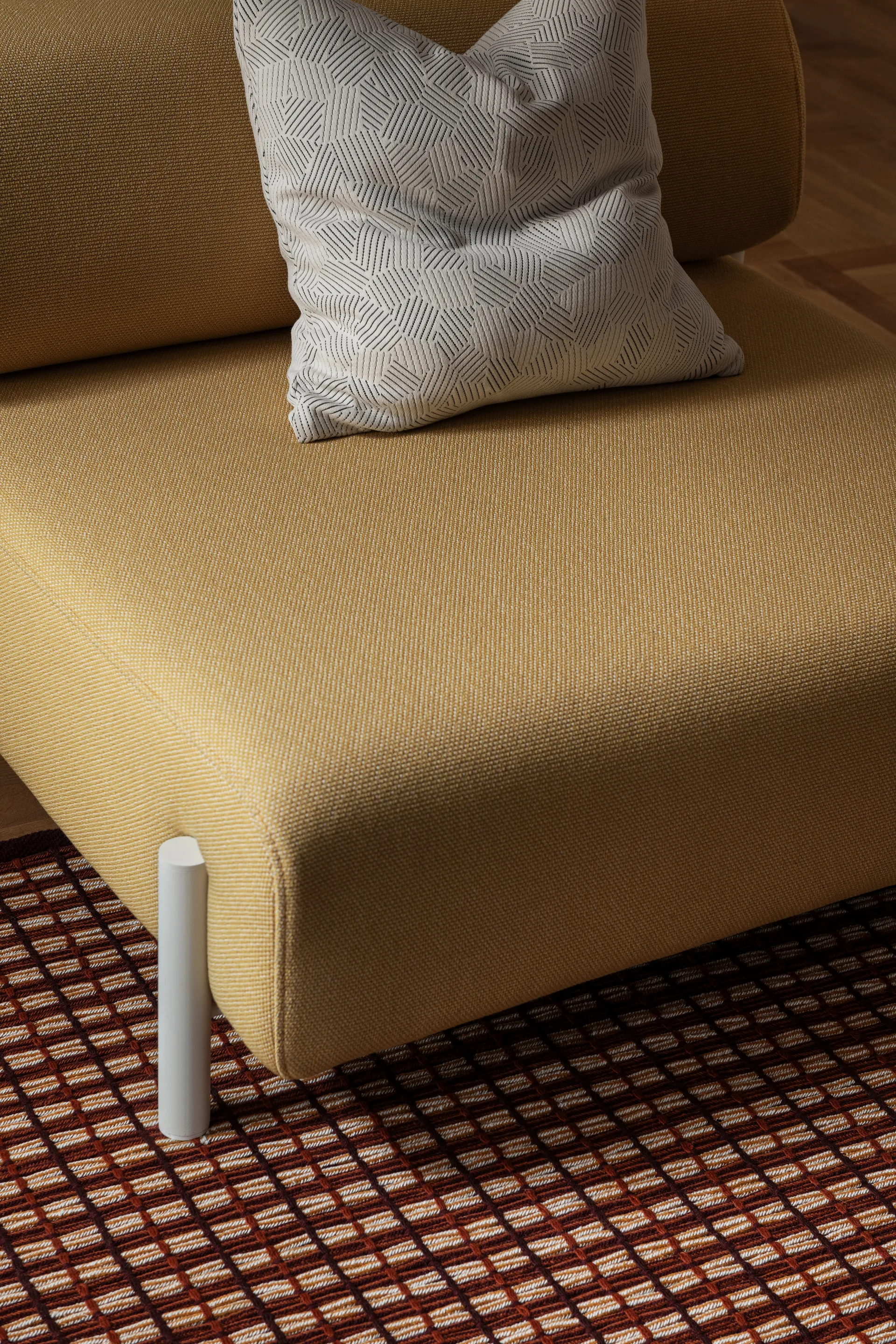 Rope gulvteppe Large 200x300 cm, Terracotta Hem