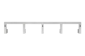 Tig Quintuple knagg 115 cm - Børstet aluminium - Hem