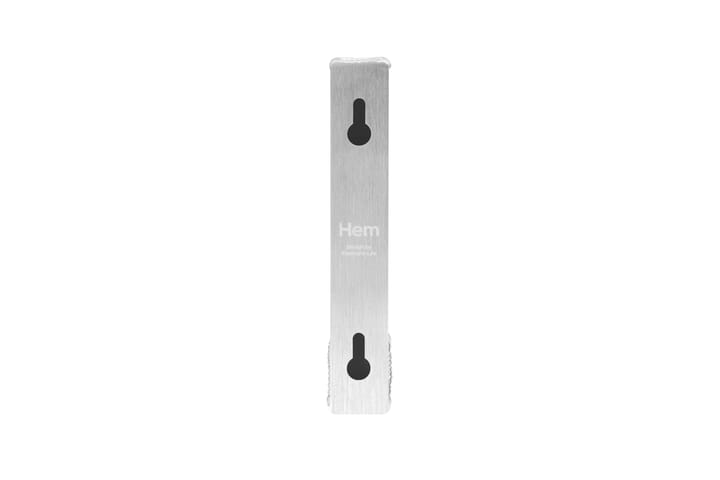 Tig Single knagg, Børstet aluminium Hem