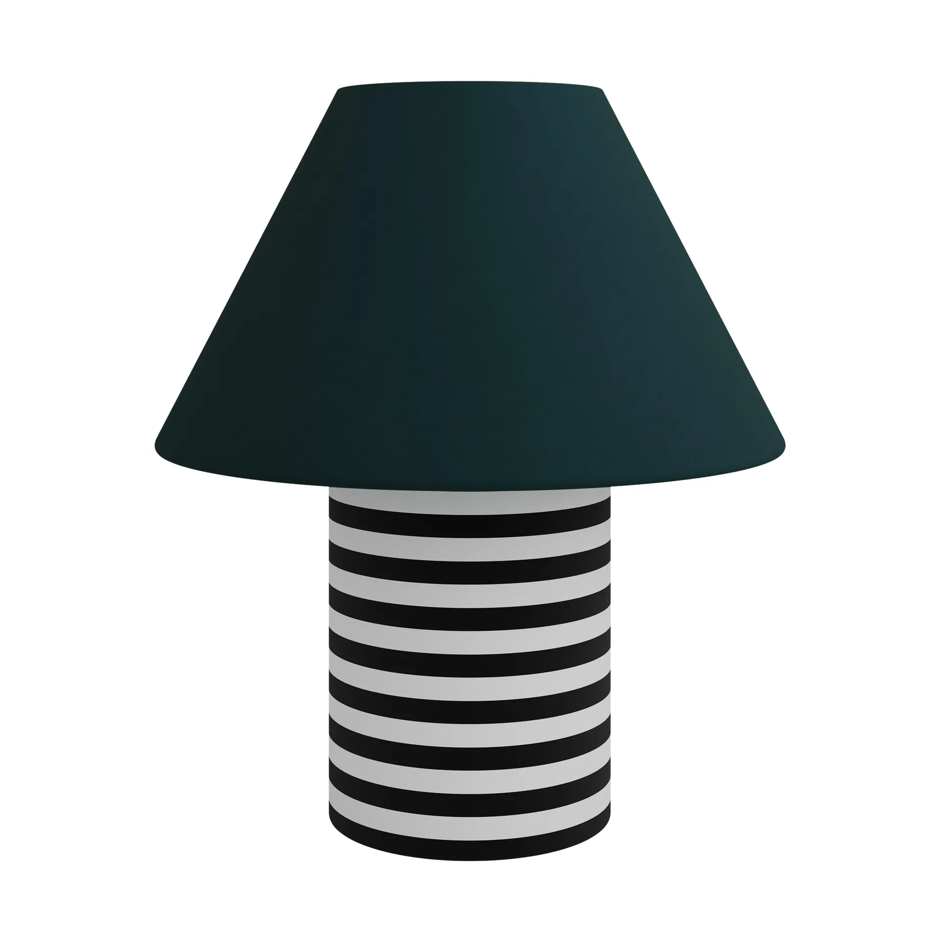 Toto bordlampe Large 64 cm, Pine-black & white stripes Hem