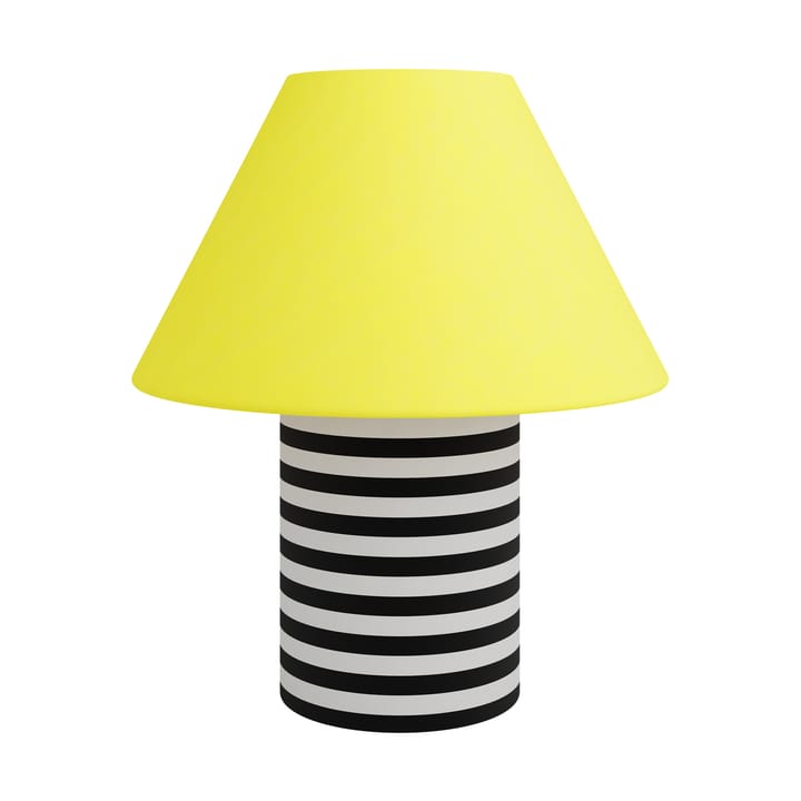 Toto bordlampe Large 64 cm - Wax yellow-black & white stripes - Hem