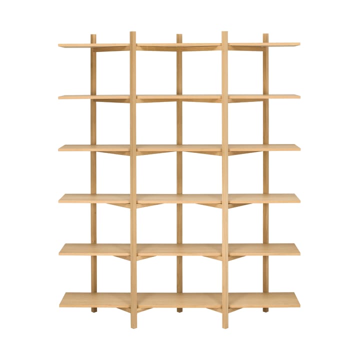 Zig Zag hylle High 175x214 cm - Eik - Hem