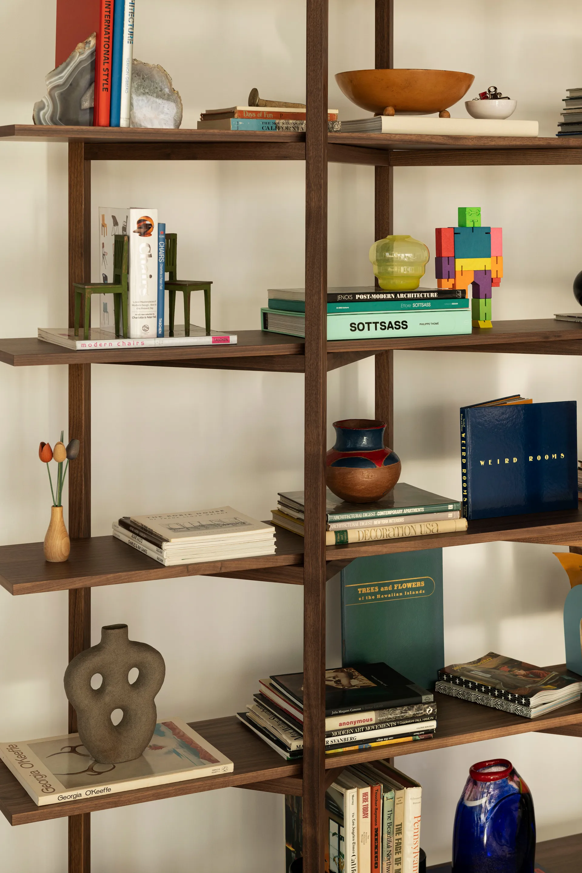 Zig Zag hylle High 175x214 cm, Valnøtt Hem