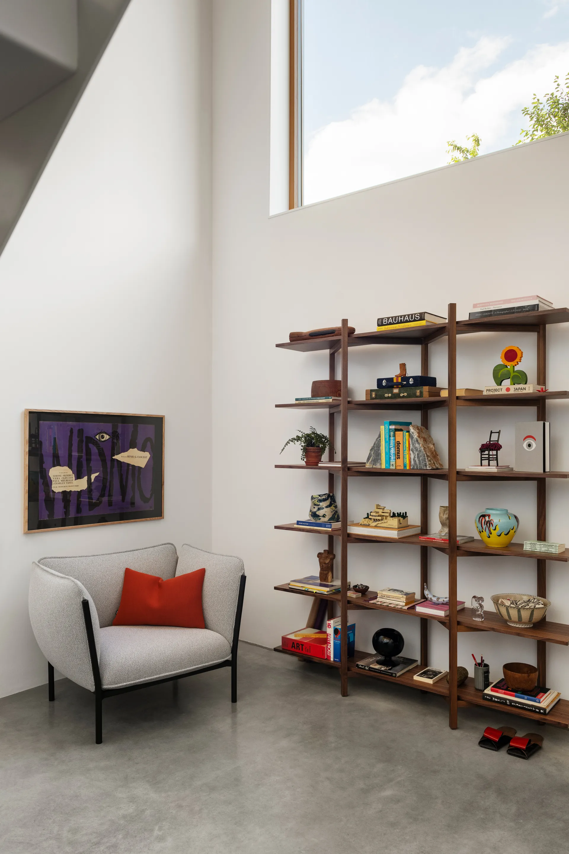 Zig Zag hylle High 175x214 cm, Valnøtt Hem