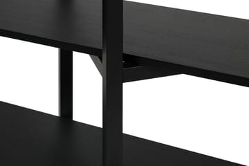 Zig Zag hylle Low 175x100 cm - Black - Hem