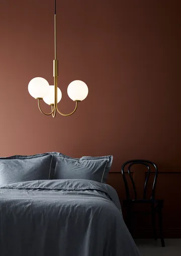 Ballon lysekrone 60x45 cm - messing, Ø45 cm - Herstal