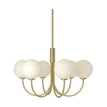 Ballon lysekrone 60x45 cm - Satin brass, Ø60 cm - Herstal