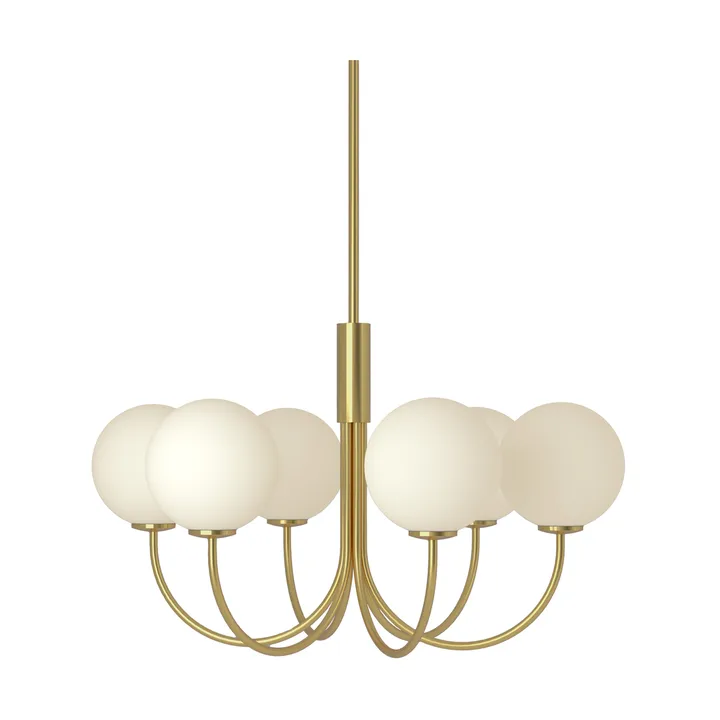 Ballon lysekrone 60x45 cm - Satin brass, Ø60 cm - Herstal