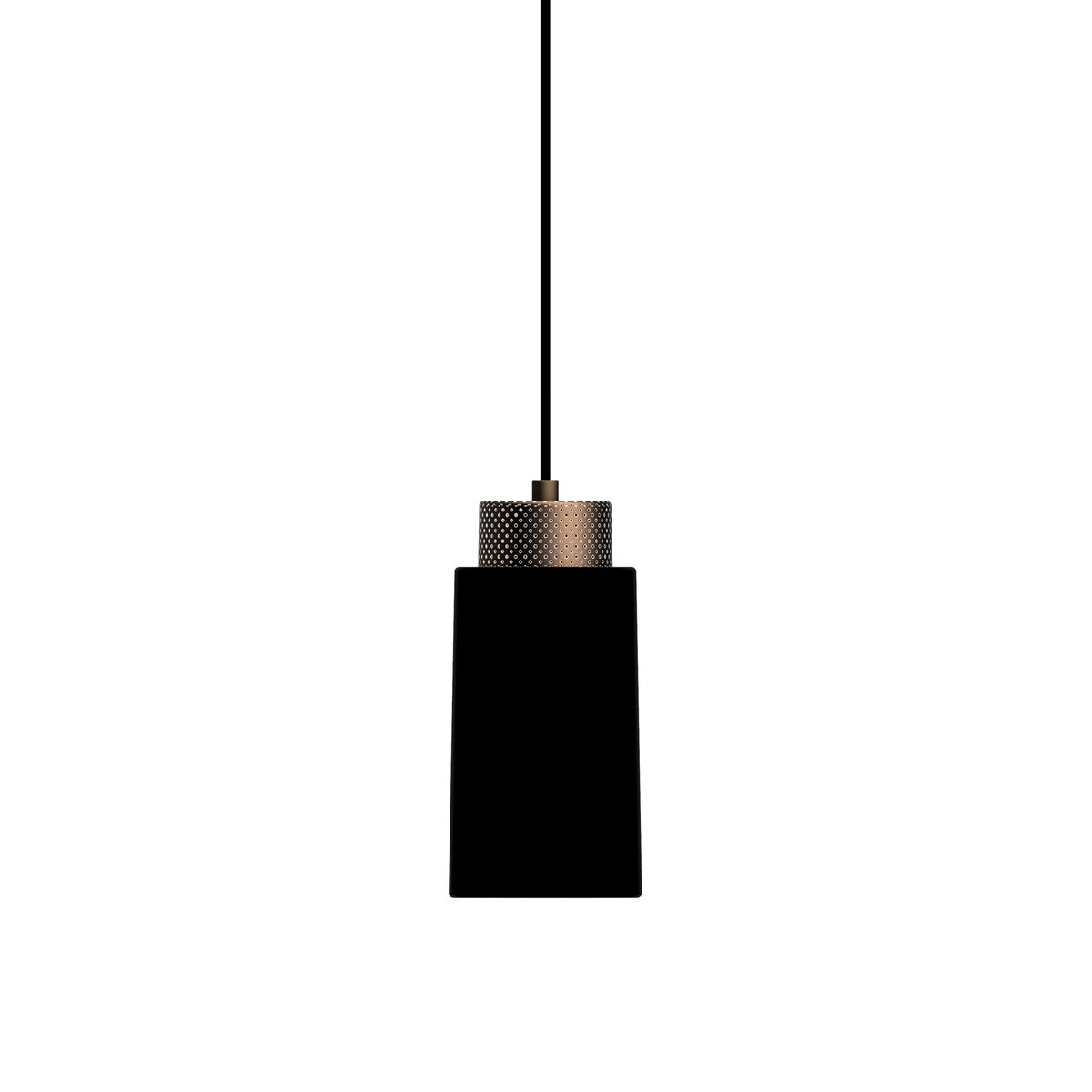 Bilde av Herstal Edge pendel small Matt svart-bronse