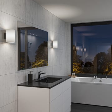 Evoke vegglampe large - Antrasitt-opalglass - Herstal