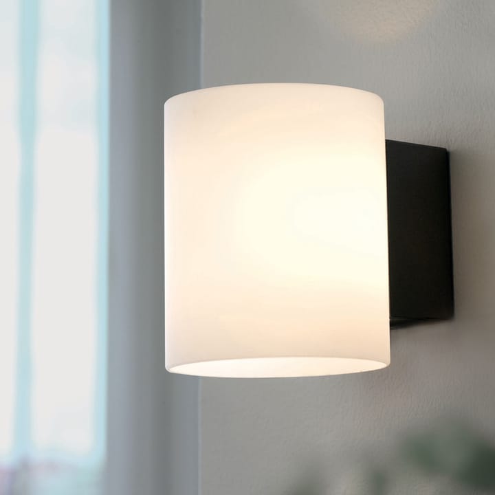 Evoke vegglampe small, Antrasitt-opal glass Herstal