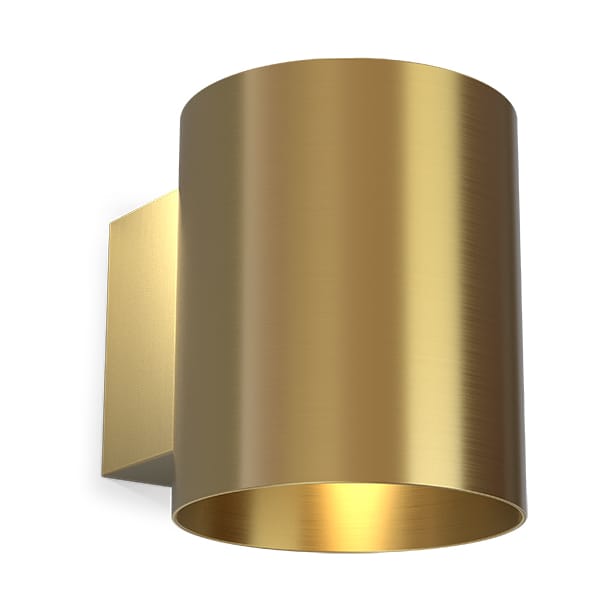 Evoke vegglampe small - Satin brass - Herstal