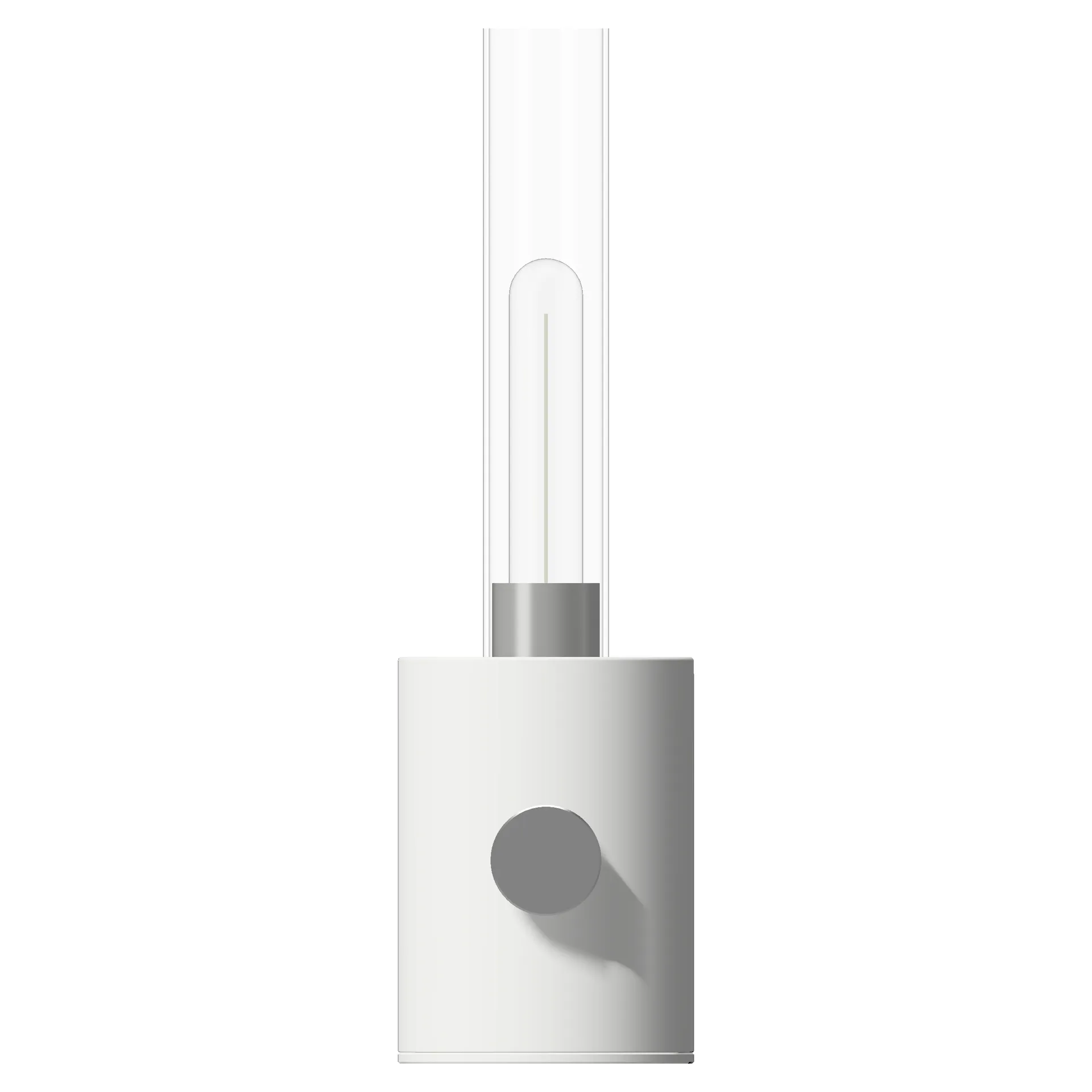 Harbor bordlampe small 28 cm, Matt hvit Herstal