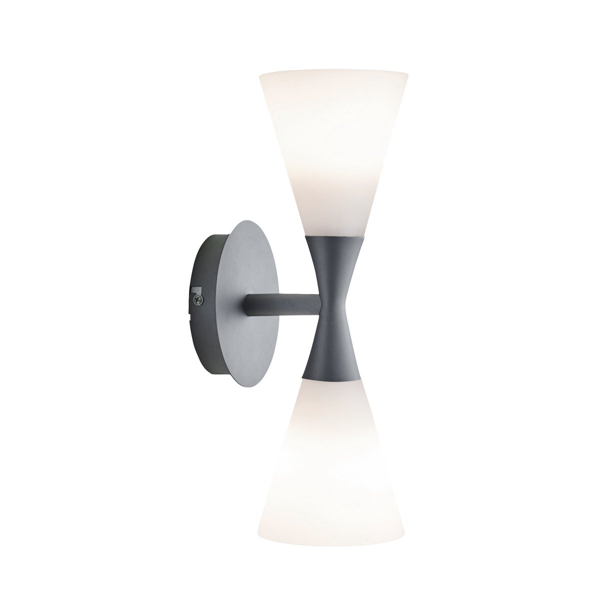 Harlekin duo vegglampe grafitgrå-hvit