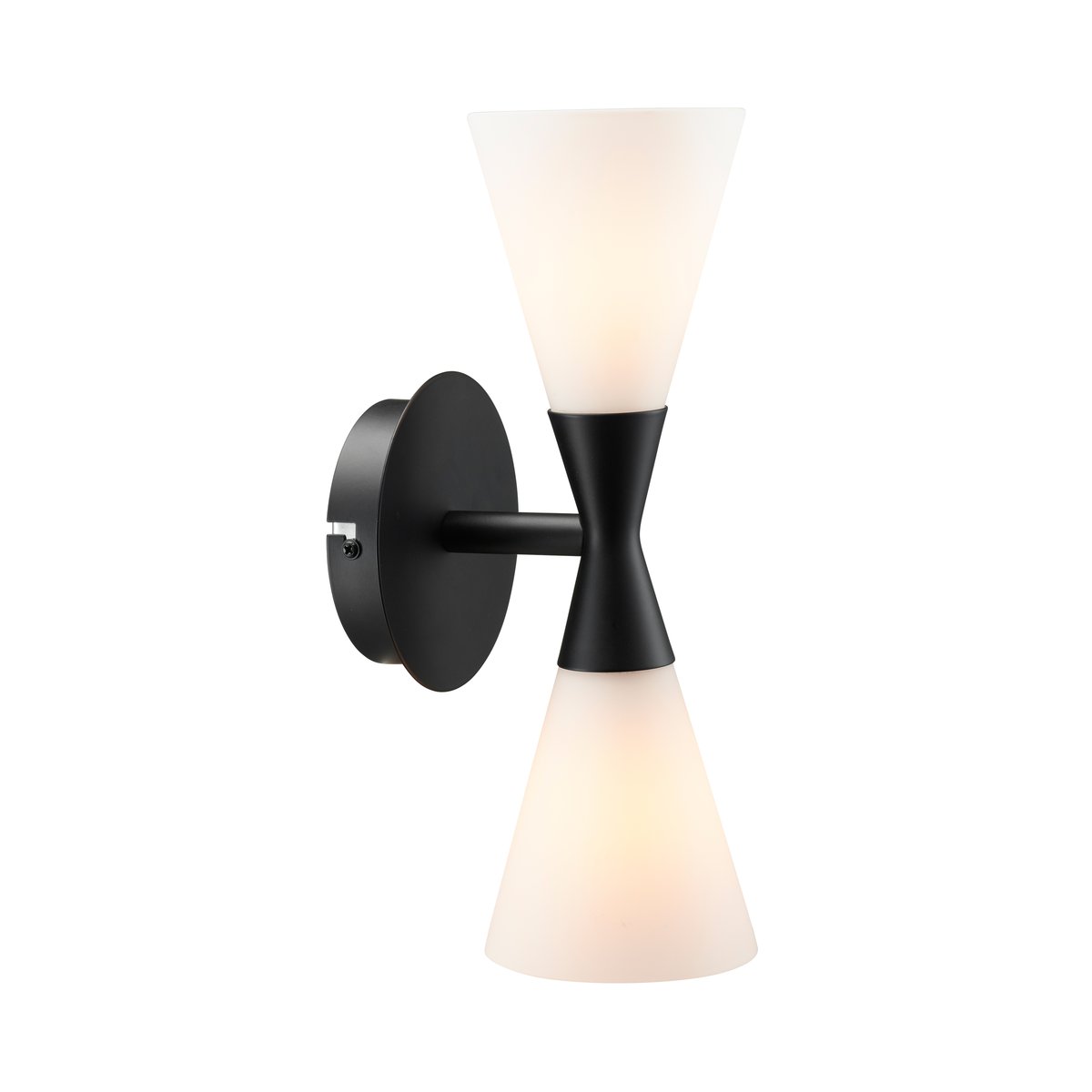 Harlekin duo vegglampe Mattsvart