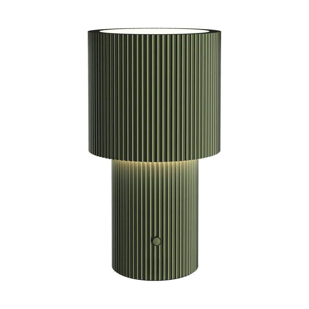 Iluma bordlampe portabel, Olivengrønn Herstal