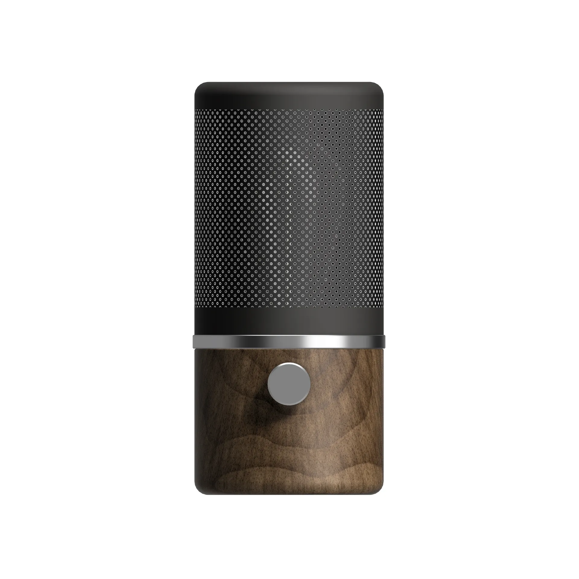 Jazz bordlampe 24 cm, Mørk eik-matt svart Herstal