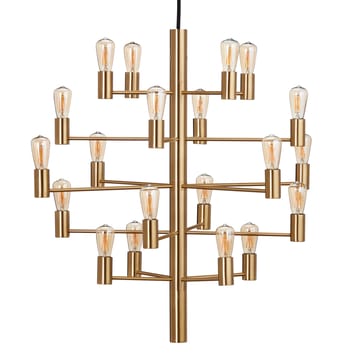 Manola 20 lysekrone - Satin brass - Herstal