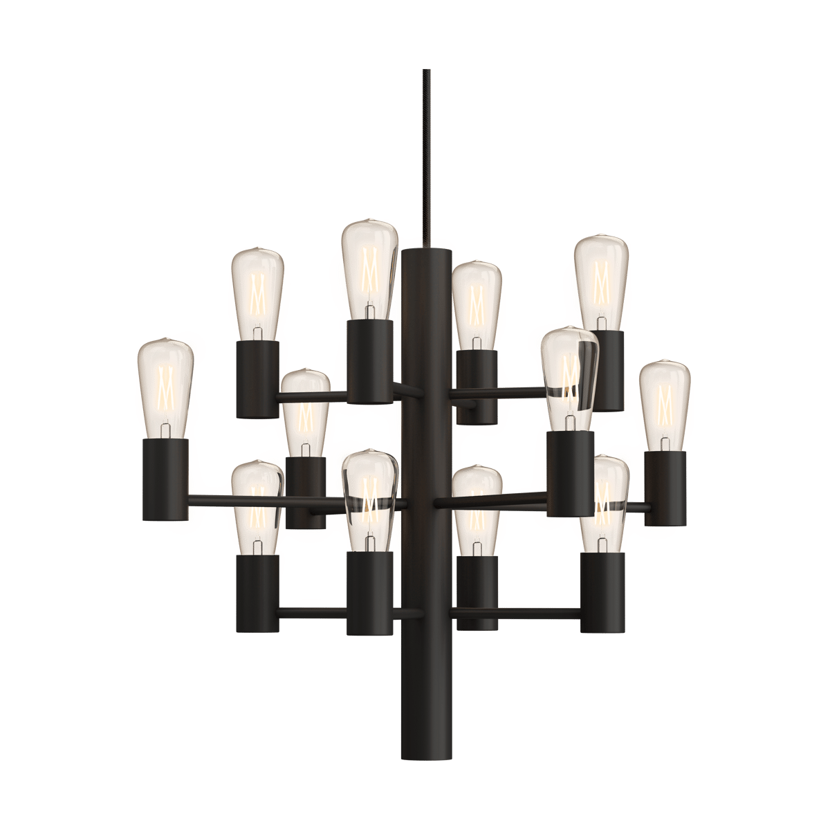 Bilde av Herstal Manola Mini 12 lysekrone Svart