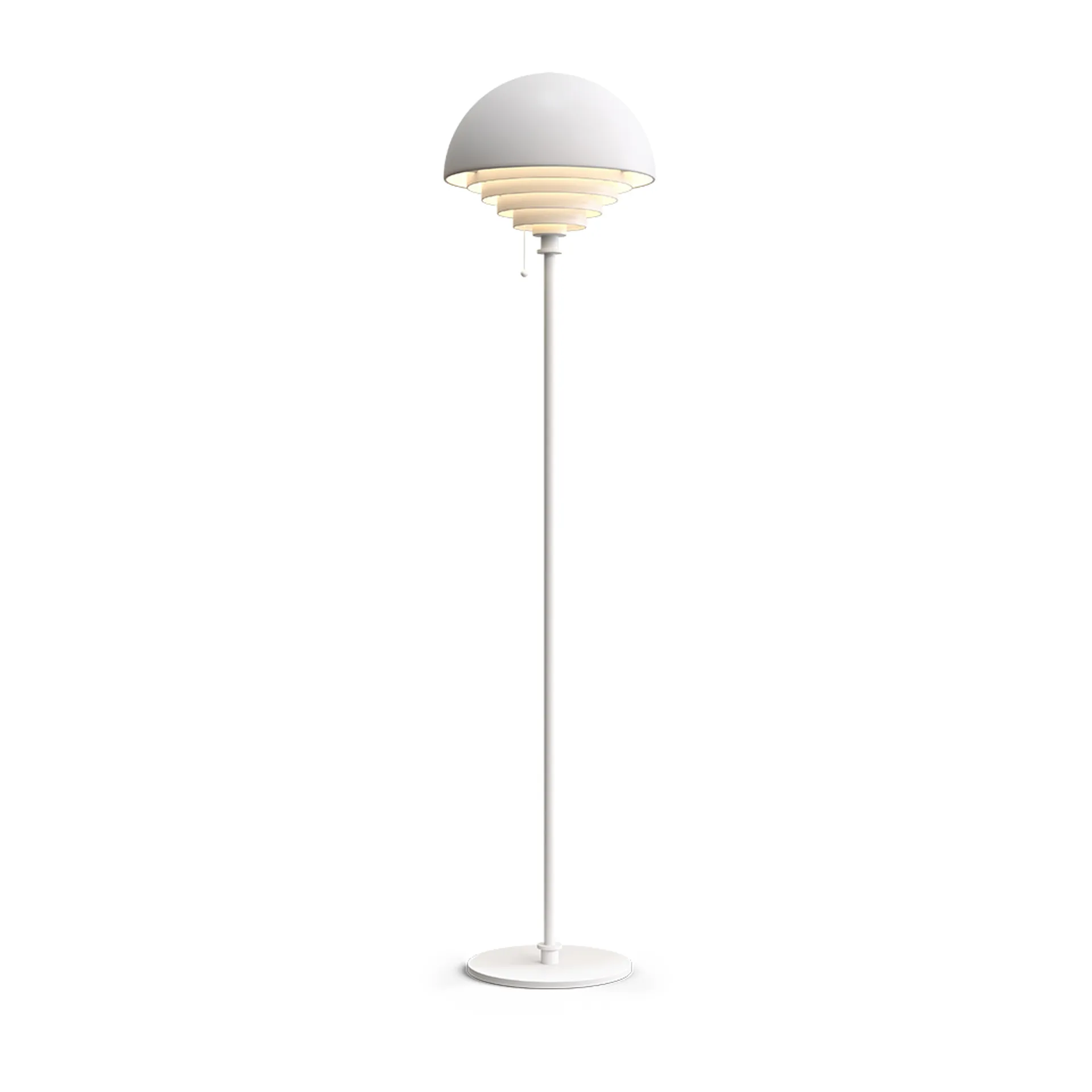 Motown gulvlampe 150 cm, Hvit Herstal
