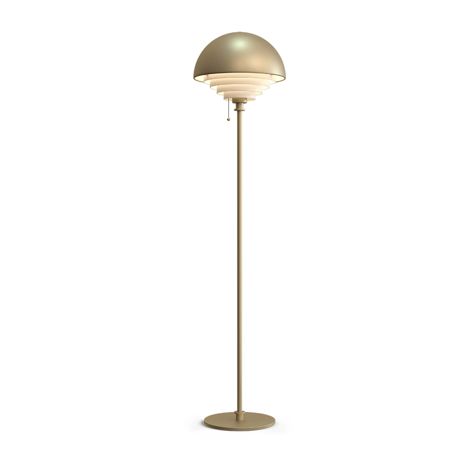 Motown gulvlampe 150 cm, Messing Herstal