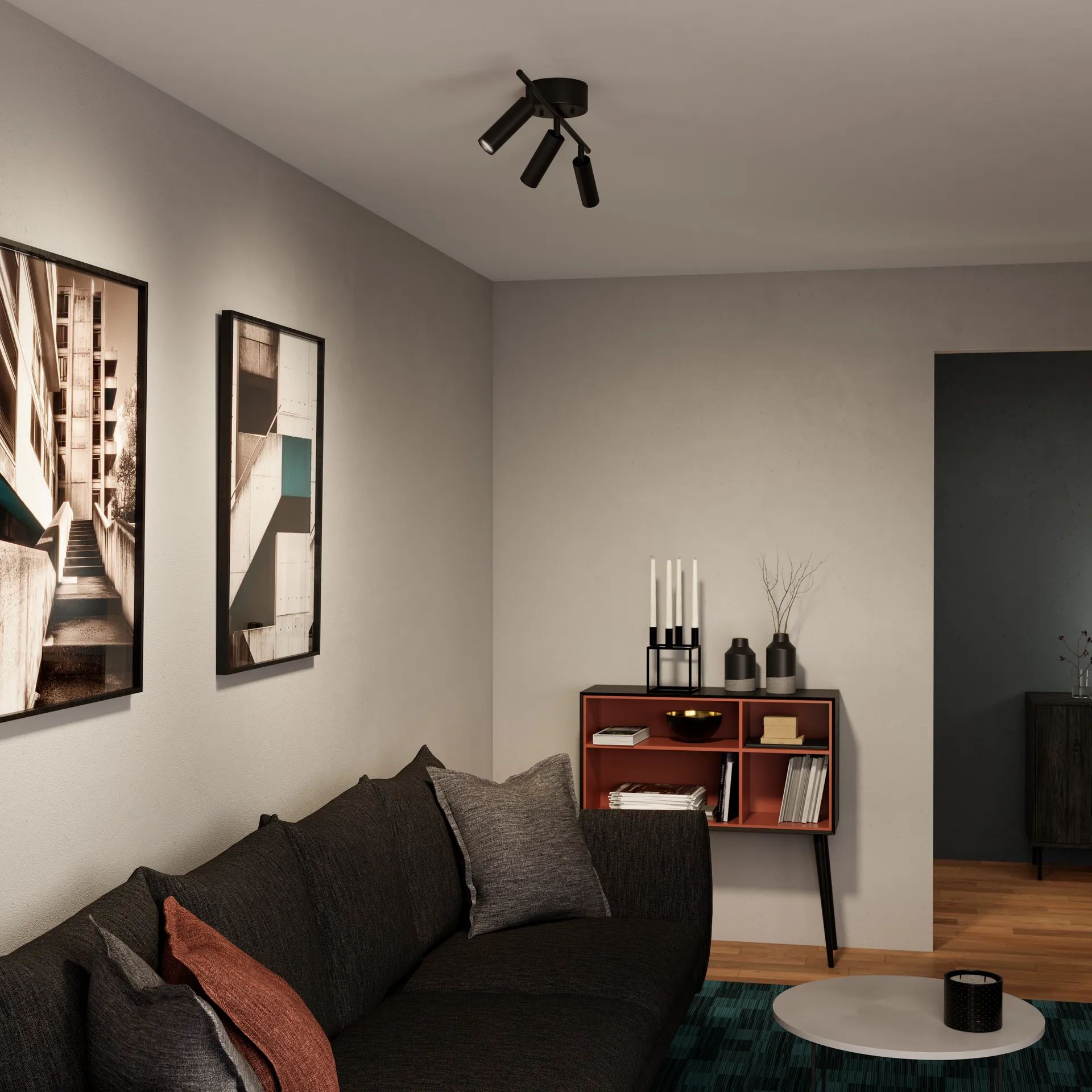 Pipeline skinne 3, Mattsvart Herstal