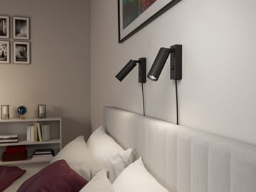 Pipeline vegglampe - Mattsvart - Herstal