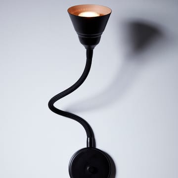 Relief vegglampe - Mattsvart - Herstal