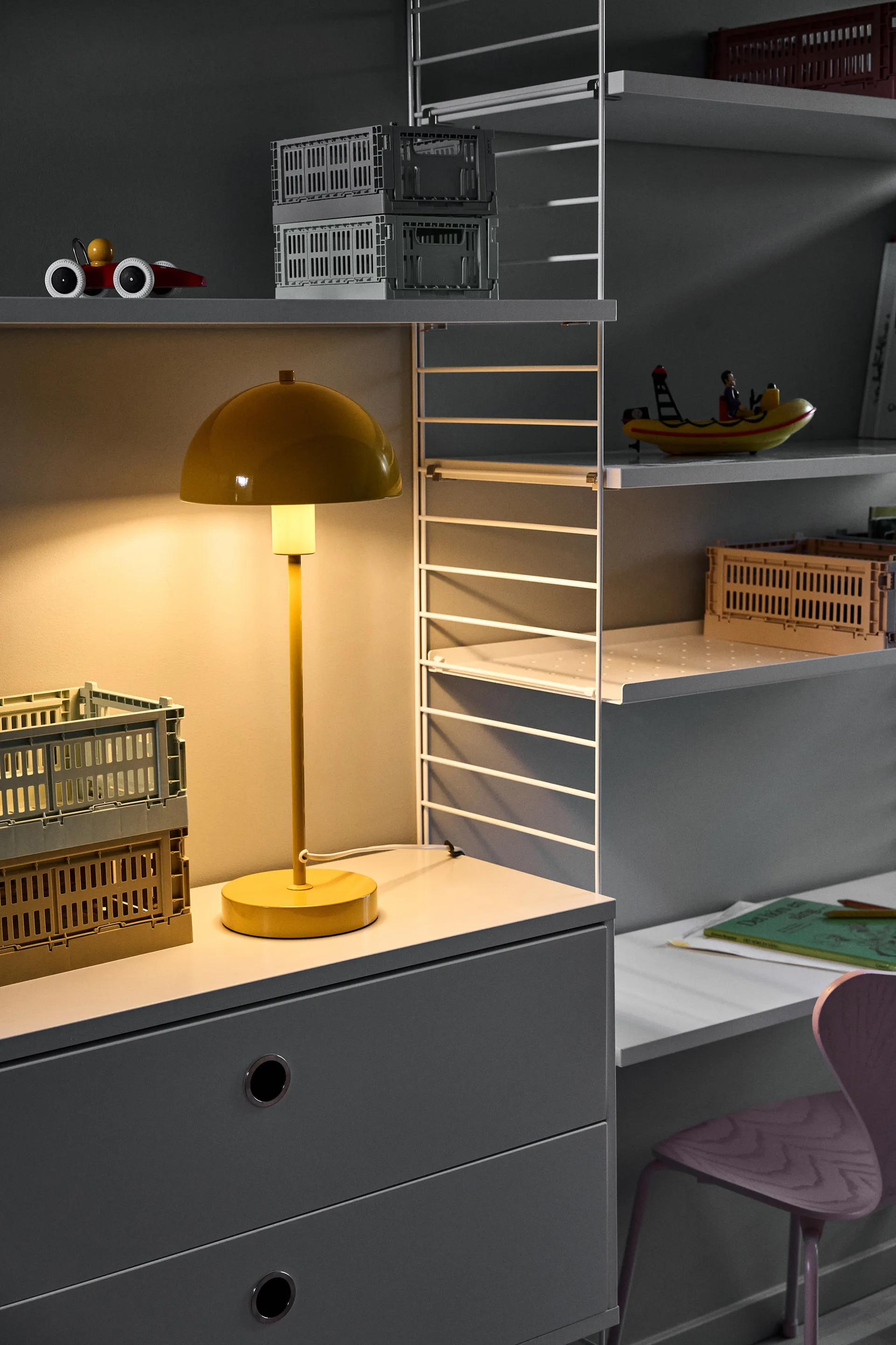 Vienda bordlampe, Mango yellow Herstal