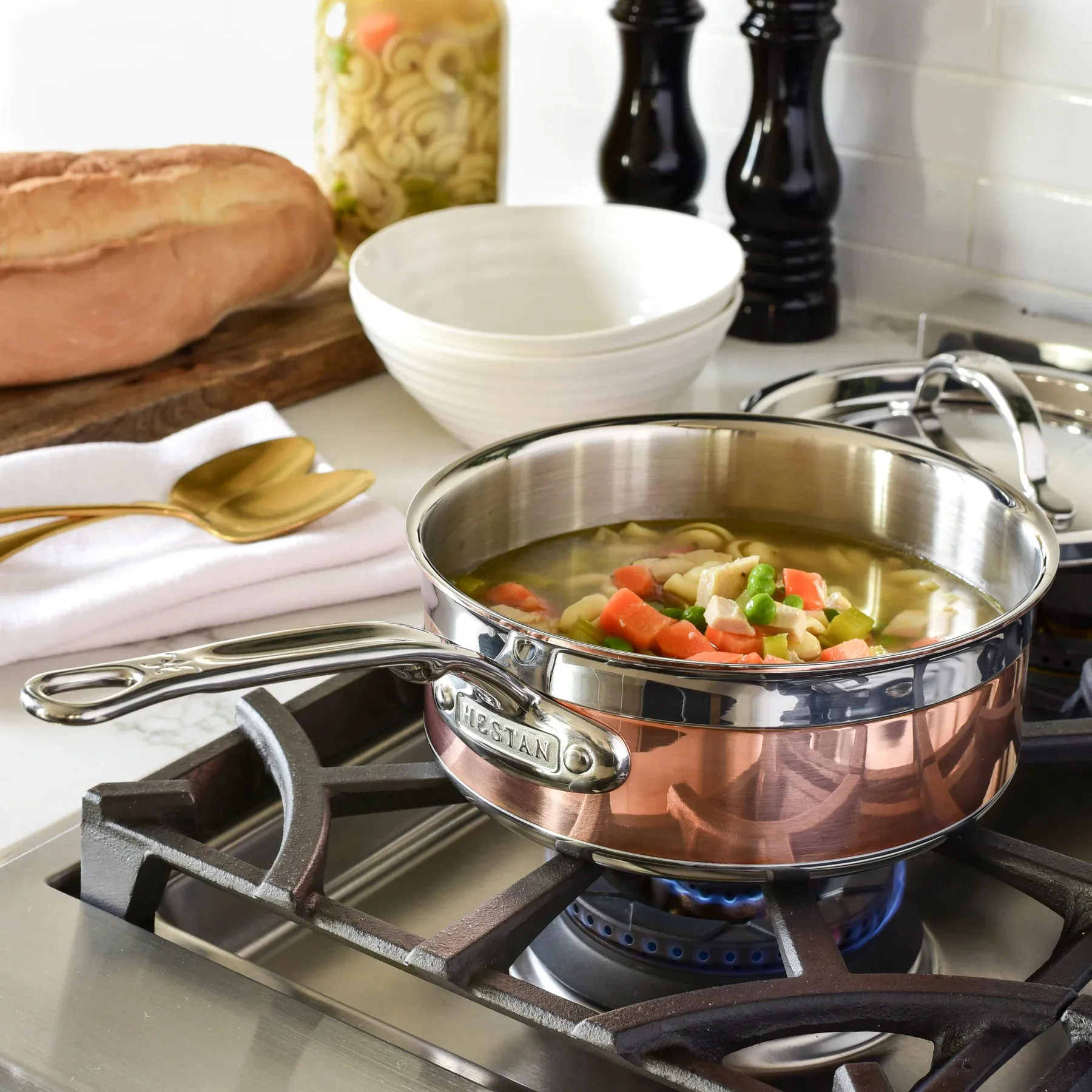 Hestan Copperbond kasserolle, 2,8 L Hestan